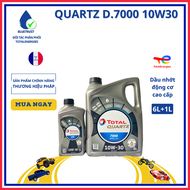 Dầu nhớt động cơ Diesel TOTAL QUARTZ D.7000 CI4 10W30 API CI-4/SL - 7 Lít