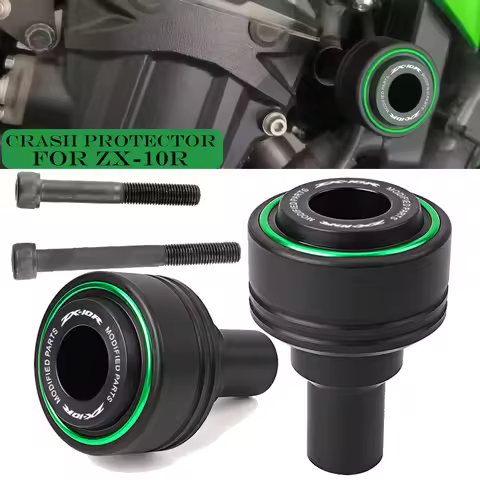 For Kawasaki Ninja ZX10R ZX-10R ZX 10R 2016-2025 Motorcycle Frame Sliders Falling Protection Pad Cra