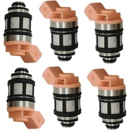 Pack Of 6PCS 1 Hole Fuel Injector 16600-88G10 JS20-1 Replacement For Nissan Pathfinder 1990-1995 D21