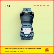 [SG LOCAL SELLER] T&J IP66 Outdoor Single Socket (13A) - Weatherproof with Cover