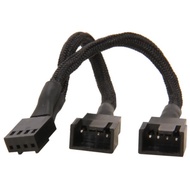 Motherboard 4 pin 4Pin PWM To Dual/3 PWM Computer Case Fan 1-to-2/3 Sleeved PWM Fan Splitter Cable
