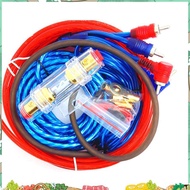 1500W Audio Speakers Wiring Kit 8GA Car Subwoofer Cable 60 AMP Fuse Holder Speaker Installation Wire