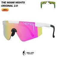 Pit Viper - The Miami Nights Original Z87+ Pink แว่นนิรภัย แว่นกันสะเก็ด เซฟตี้ เหมาะกับกิจกรรมเอ็กส
