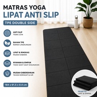 Loozykit Foldable Yoga Mat Anti-Slip Workout Carpet TPE 184x61.5cm - LK-3MM