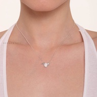 925 silver women's necklace - Thin chain with unusual opal stone - Nepherteti