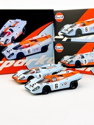 Ready Stock SPARKY Micro Shadow 1: 64 Porsche 917 Set Le Monsai GULF Bay Alloy Car Car Model