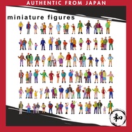 Miniature People Figures 1:87 HO Scale Painted Human Figurines – 100pcs Set for Diorama, Railway Mod