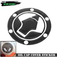 Motorcycle 3D Fuel Tank Pad Decals Gas Oil Cap Cover Sticker Protector For KAWASAKI NINJA250 NINJA30