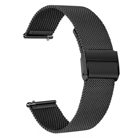 20mm Watch Band for Samsung Galaxy Active 1 2 40mm 44mm/Gear Sport Correa Black For Galaxy Watch SM-