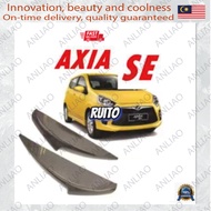 Perodua Axia 2014 G SPEC / 2017 G , SE Headlamp Lid Cover Eyebrow Eyelid Lip - Carbon Black Shining 