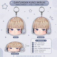 GANTUNGAN Ren Kaji Bofurin Wind Breaker Anime Keychain - Bofurin Wind Breaker AnimeKeychain