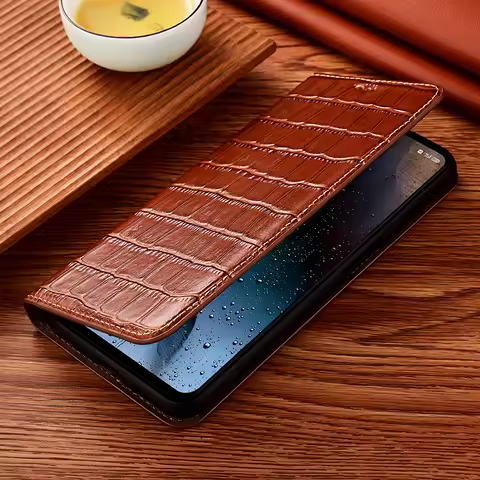 Bamboo Texture Phone Case For Nokia 5.1 5.3 5.4 6.1 6.2 7.1 7.2 8.1 8.3 Plus Luxury Magnetic Wallet 