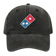 Dominos Pizza Logo Fashion Unisex Cotton Baseball Cap Classic Adult Adjustable Denim Hat