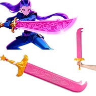 Rumi Cosplay 3D In Màu Hồng Dài Dao Thanh Kiếm 2025 Quỷ Thợ Săn Kpop Ngụy Trang Thanh Kiếm Trang Trí