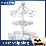 2 Layer-12 Count Carousel Cupcake Stand Holder Display Wedding Cake Cup Display Stand