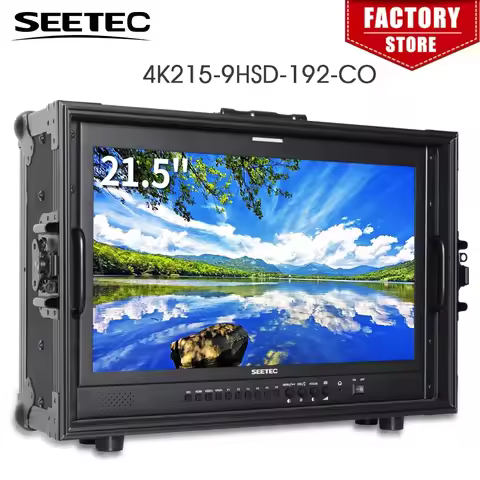 SEETEC 4K215-9HSD-192-CO 21.5 Inch IPS FHD 1920x1080 Carry-on Broadcast Monitor with 3G-SDI 4K-HDMI 