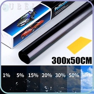 SULIN 1Roll 50x3m Window Tint Film, Scratch Resistant Sun Shade Car Foils, Durable VLT 1%-50% Black 