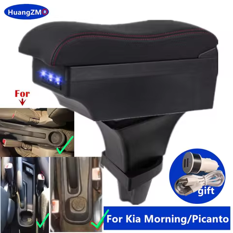 Car Armrest Box For Kia Morning Armrest Box For Kia Picanto Central Storage Box Interior Dedicated R