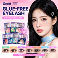 【COD】DOROLAB Galaxy Series Glue-Free False Lashes Refill Pack No Need Glue Reusable Eyelash Extensio