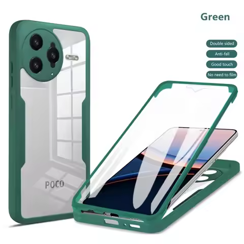 360 Full Body Screen Protection Case For Xiaomi 17 17T 15T Pro Max For Redmi K90 K80 ProMax For Poco