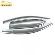 Sesuai untuk 2021 Euler Good Cat Rain Shield 3D Keluli Tahan Karat Jalur Cerah Euler Good Cat Sunsha