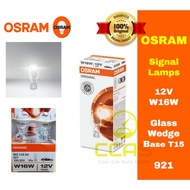 Osram Bulb 921 - T15 12V 16W - Signal Lamps - Glass Wedge Base