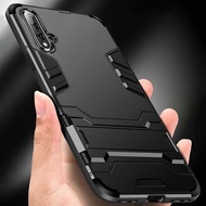 เคสโทรศัพท์มือถือ แบบเกราะ ป้องกันเต็มรูปแบบ มีขาตั้ง สำหรับ Huawei Nova 5T 7i 6SE 7 7SE 7Pro 8 8Pro 3i 3 3e 4 4e 2i 2lite 5 5Pro 5i Black Huawei Nova 2 lite