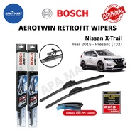 Bosch Aerotwin Retrofit U Hook Wiper Set for Nissan XTrail T32 (Year 2015-Present (T32)(26"/16")