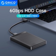 ORICO USB3.0ใหม่2.5นิ้วเคส HDD SATA เพื่อ USB3.0 USB3.1ความเร็ว5Gbps กล่องใส่ฮาร์ดดิสก์ความเร็วที่รวดเร็วสำหรับ SSD ฮาร์ดดิสก์พีซีแล็ปท็อป Wadah HDD Eksternal