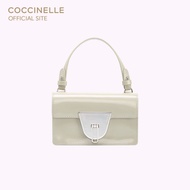 COCCINELLE กระเป๋าสะพายผู้หญิง รุ่น NICO SHINY CALF MINI CROSSBODY BAG 550101 สี GELSO