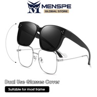 MENSPE Sunglasses Myopia Glasses Cover TAC Polarized Sunglasses Classical Fashion Glasses Men Women