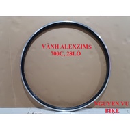 Alexrims 700c mountain bike rim, 28 holes, premium 2-layer aluminum rim