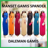 KAHFI Mangset Gamis Spandek Manset Lengan Panjang