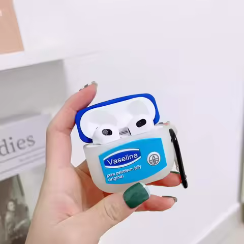 Body Lotion For AirPods 4 3 2 1 Earphone Case For AirPods Pro3 2025 New Pro 2 Vaseline Cartoon Headp