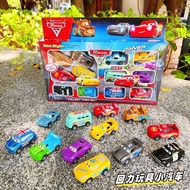 New 12pcs/Set Small Cars With Box Pixar Cars Lightning Mcqueen Jackson Storm Mate The Holiday Gifts 