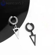 KENTON Cross Clip Earring Gift Geometric Fake Piercing Stainless Steel Female Male Non-Piercing Earr