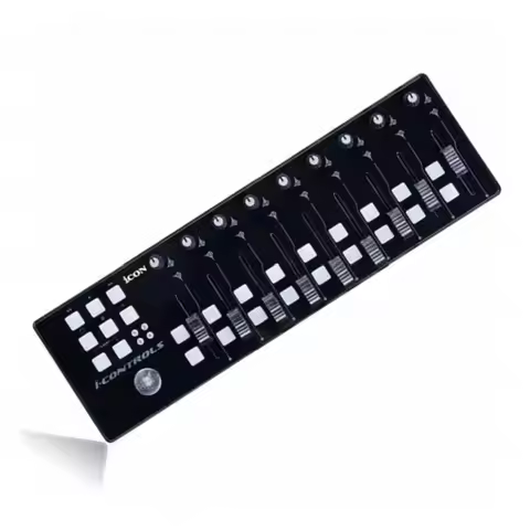 ICON iControls Manual Fader Mini MIDI Controller USB MIDI controller Multi-Controls with Joystick fo