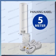 ANTENA OUTDOOR PENGUAT SINYAL MODEM 4G LTE PLUG - SMA MALE - FLYHIGH STORE
