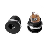 1Pcs DC Socket Connector Power Jek Jack DC 5.5mm Female Connector Panel Box Mount Round Socket