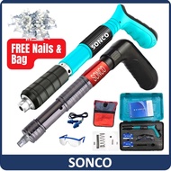 🔥Free 250 Nails+Bag🔥Manual Steel Nails Gun Concrete Rivet Tool Steel Rivet Gun Tufting Wall Puncher