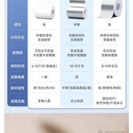 [Sg Seller]De Tong DP26S Fixed Asset Label Printer Thermal Office Portable Matte Asian Silver Sticke