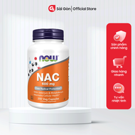 Viên uống thải độc gan Now Nac 600 Mg W/ Selenium & Molybdenum nhập khẩu Mỹ - Gymstore