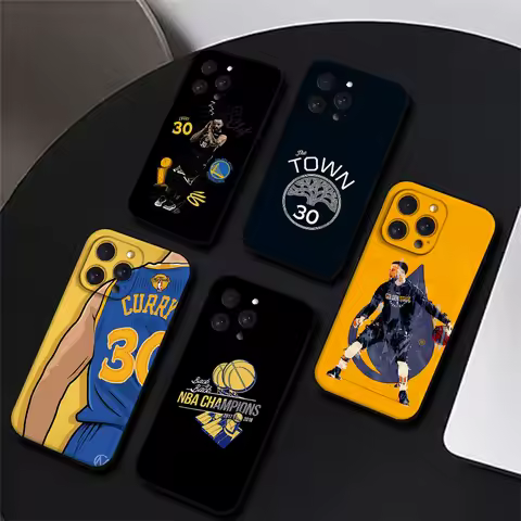 S-Stephen C-Curry Phone Case For Iphone 16 15 11 13 14 Pro Max 7 8 Plus X Xr Xs Max 12mini Black She
