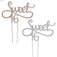 GB Sweet 16 Cake Topper 16th Birthday Party Themes With for Rhinestone Decoration A
