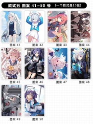 Blue Archive HD Frosted Card Sticker Colorful Bird Yurine Star Crystal Clear Anime Game Collectible