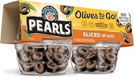 Pearls Olives To Go!, Sliced Ripe, Black Olives, 1.4 oz, 24-Cups