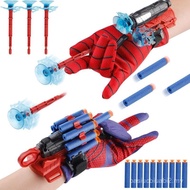 Spider Web Shooters Wrist Launcher Toys for Kids with Hero Gloves Spider Hero Cosplay Costume Prop L
