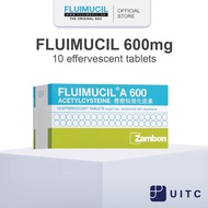Fluimucil 600mg Effervescent Tablets 10's - For phlegm relief