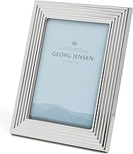 Georg Jensen 10020471 Bernadotte Picture Frame, S Photo Frame, Silver, Width 5.9 x Height 7.9 inches