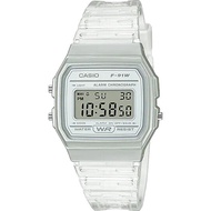 Casio Digital นาฬิกาข้อมือผู้หญิง/เด็ก สายเรซินใส รุ่น F-91WS ของแท้ประกันศูนย์ CMG